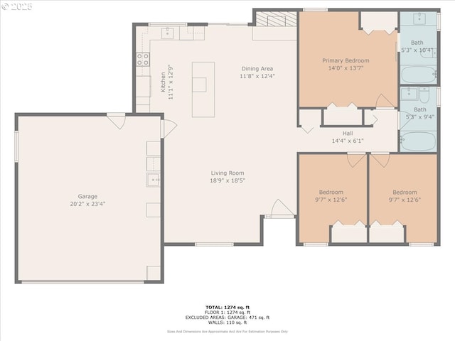 18365 SW Springfield St, Beaverton, OR 97078 - room layout