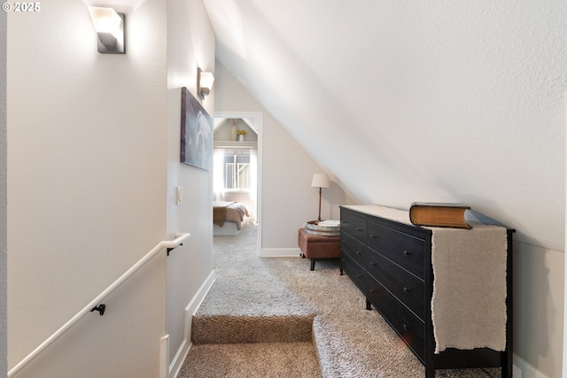 13527 SW Ashbury Ln, Portland, OR 97223 - bedroom with vaulted ceiling and carpet