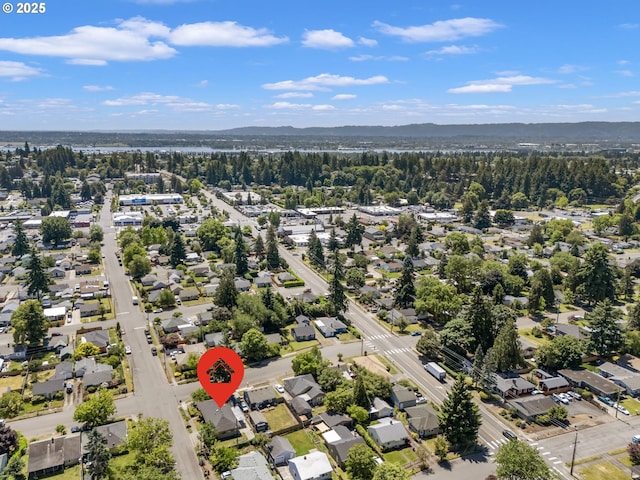 2702 Fairmount Ave, Vancouver, WA 98661 - aerial view of property's location with nearby suburban area and mountains