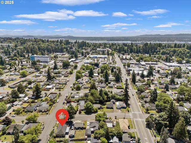 2702 Fairmount Ave, Vancouver, WA 98661 - aerial view of residential area with a mountainous background