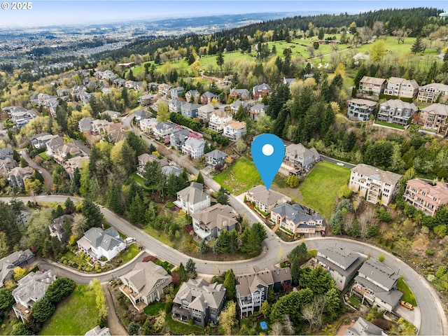 4018 NW Riggs Dr, Portland, OR 97229 - drone / aerial view with a residential view