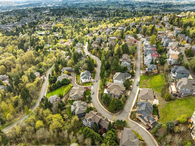 4018 NW Riggs Dr, Portland, OR 97229 - drone / aerial view with a residential view