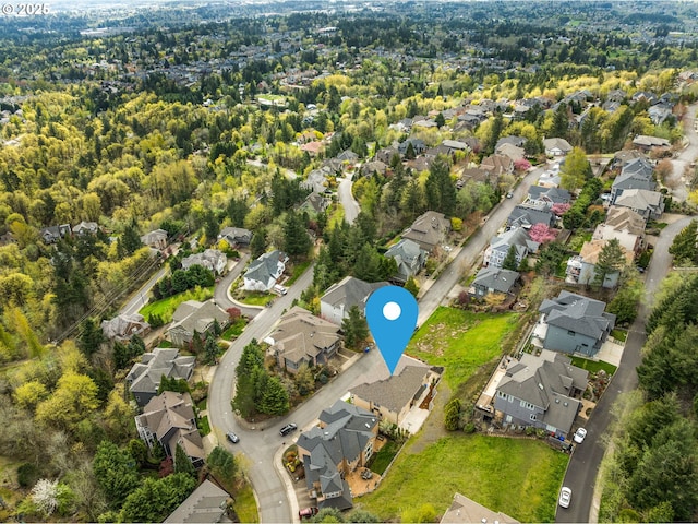 4018 NW Riggs Dr, Portland, OR 97229 - birds eye view of property featuring a residential view