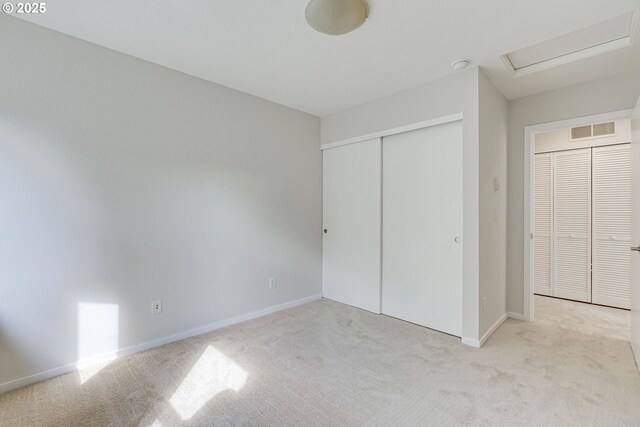 8522 N Central St Unit 17-1, Portland, OR 97203 - unfurnished bedroom with light carpet, a closet, and baseboards