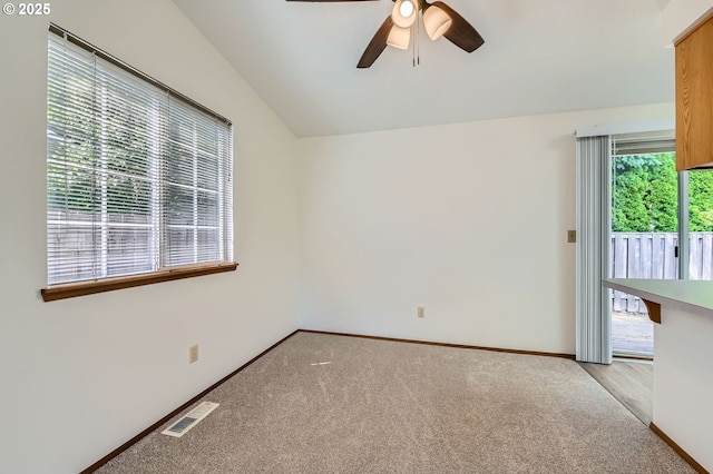 21122 NW Cannes Dr, Portland, OR 97229 - empty room featuring light colored carpet and ceiling fan