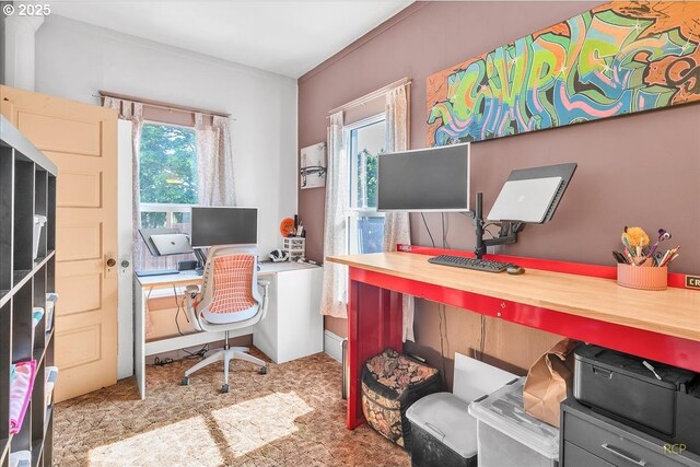 8014 N Johnswood Dr, Portland, OR 97203 - office area featuring plenty of natural light