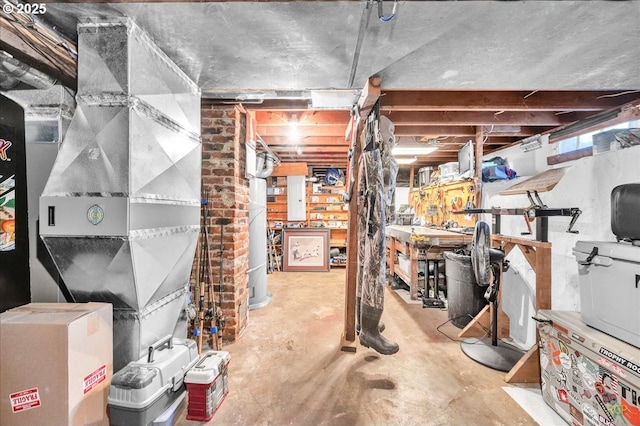 8014 N Johnswood Dr, Portland, OR 97203 - below grade area featuring heating unit