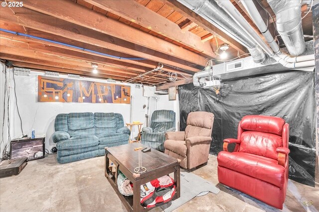 8014 N Johnswood Dr, Portland, OR 97203 - view of unfinished below grade area