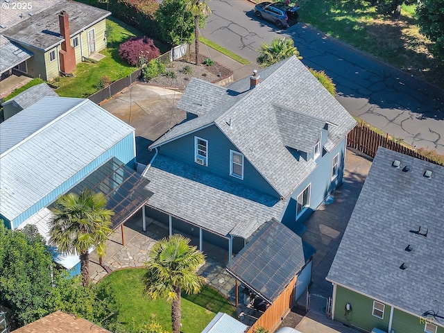 8014 N Johnswood Dr, Portland, OR 97203 - aerial view of property and surrounding area