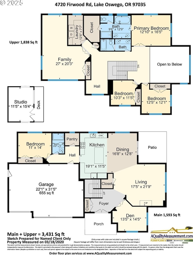 4720 Firwood Rd, Lake Oswego, OR 97035 - view of room layout