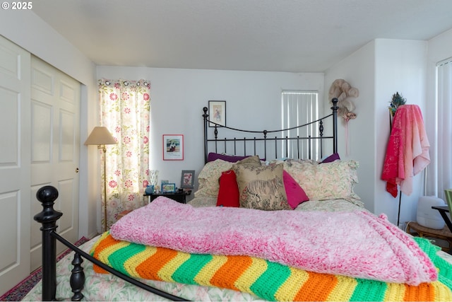 bedroom with a closet