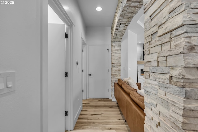 2646 N Lambert St, Cornelius, OR 97113 - hall with light wood finished floors and recessed lighting