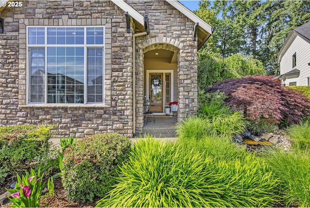 2646 N Lambert St, Cornelius, OR 97113 - property entrance with stone siding
