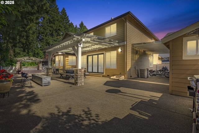 2646 N Lambert St, Cornelius, OR 97113 - back of property with a pergola and a patio