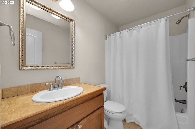 3435 Meadow View Dr, Eugene, OR 97408 - full bath with vanity, toilet, and shower / tub combo