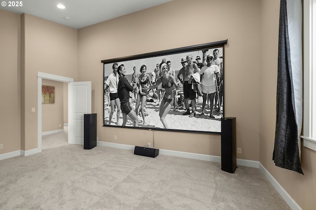 14746 SW 148th Ter, Tigard, OR 97224 - cinema room with carpet and recessed lighting