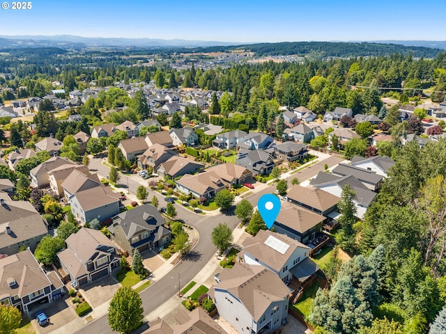 14746 SW 148th Ter, Tigard, OR 97224 - aerial view of residential area featuring a heavily wooded area