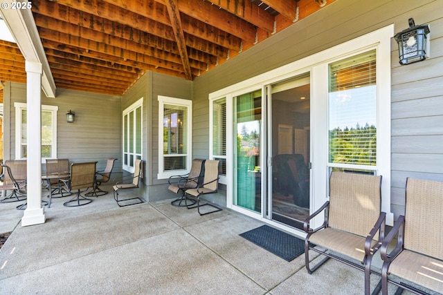 view of patio / terrace with outdoor dining space