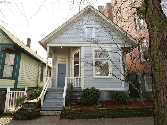 view of bungalow