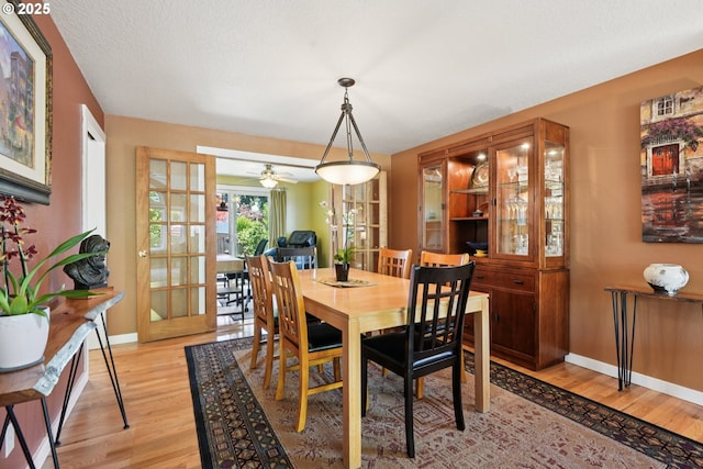 3119 SE 154th Ave, Vancouver, WA 98683 - dining area featuring light wood-type flooring and ceiling fan