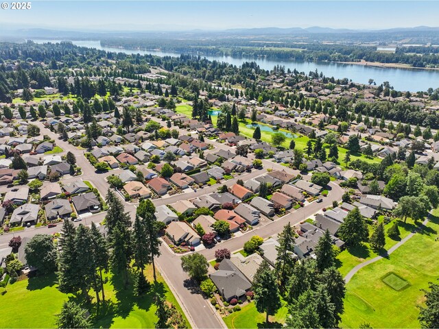 3119 SE 154th Ave, Vancouver, WA 98683 - aerial perspective of suburban area with a large body of water