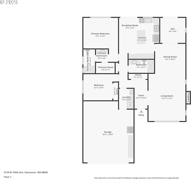 3119 SE 154th Ave, Vancouver, WA 98683 - view of home floor plan