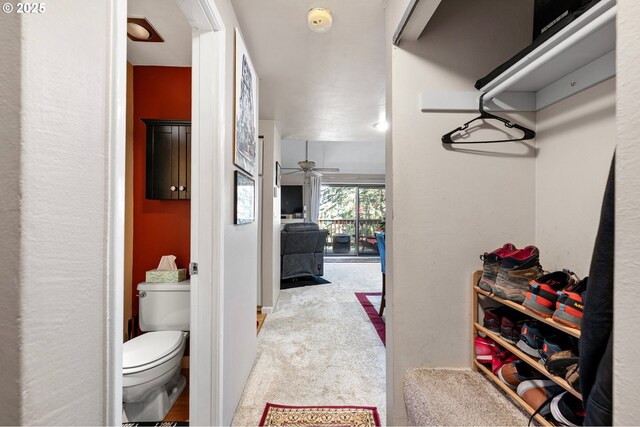 151 Treehill Loop, Eugene, OR 97405 - spacious closet with a ceiling fan and carpet