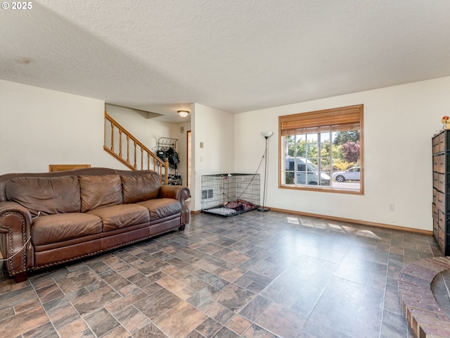 611 NW 4th Pl, Battle Ground, WA 98604 - living area with stairs and stone finish flooring