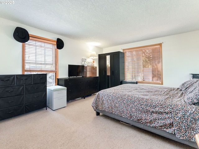 611 NW 4th Pl, Battle Ground, WA 98604 - carpeted bedroom featuring a textured ceiling