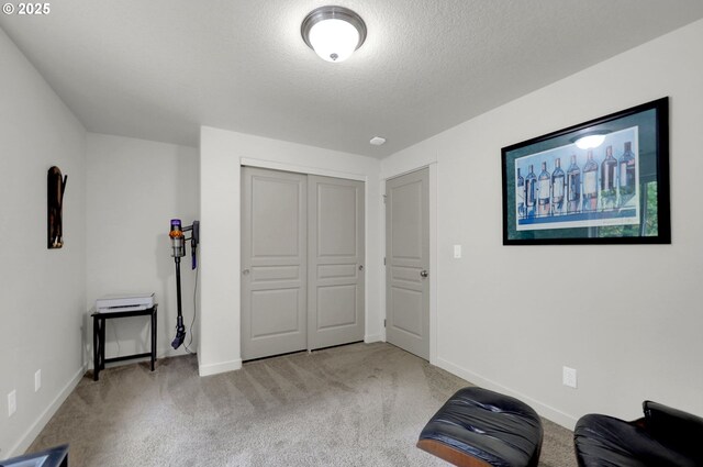 1345 Skyline Park Loop, Eugene, OR 97405 - living area featuring carpet and a textured ceiling