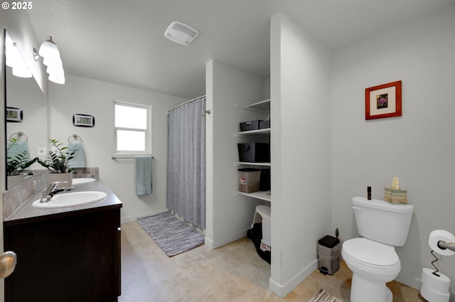 1345 Skyline Park Loop, Eugene, OR 97405 - full bathroom with double vanity and a shower with shower curtain
