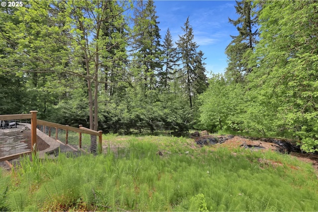 1345 Skyline Park Loop, Eugene, OR 97405 - view of yard featuring a view of trees