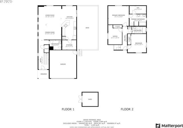 1345 Skyline Park Loop, Eugene, OR 97405 - view of home floor plan