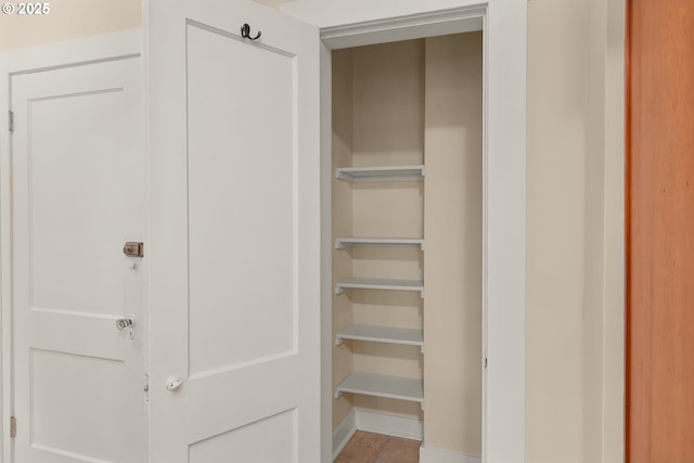 view of closet