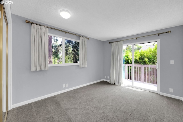 1500 Norkenzie Rd, Eugene, OR 97401 - carpeted spare room with healthy amount of natural light and a textured ceiling