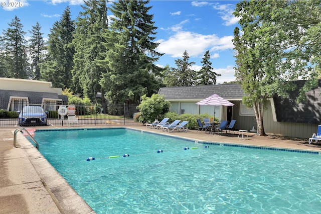 1500 Norkenzie Rd, Eugene, OR 97401 - community pool featuring a patio area