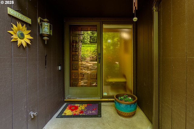 view of entrance to property
