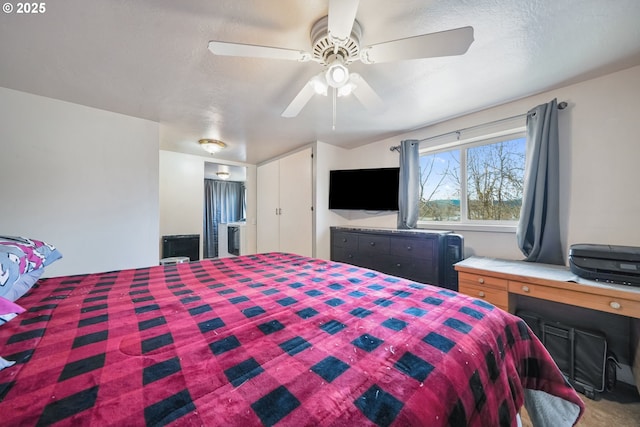 1305 E Van Buren Ave, Cottage Grove, OR 97424 - bedroom with a ceiling fan
