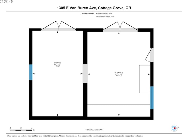 1305 E Van Buren Ave, Cottage Grove, OR 97424 - home floor plan