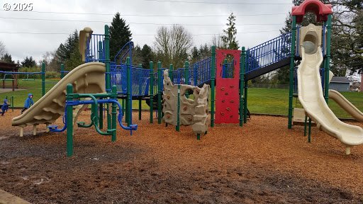 view of community jungle gym