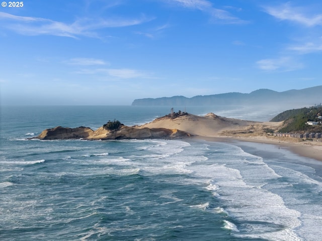 35505 Upper Loop Rd, Pacific City, OR 97135 - water view with mountains and local beach