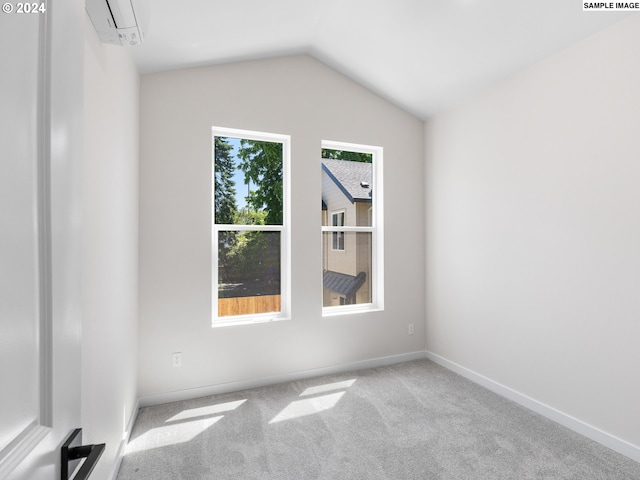 66 NE Stanton St, Portland, OR 97212 - empty room with light colored carpet and vaulted ceiling