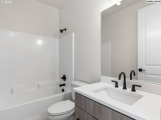 66 NE Stanton St, Portland, OR 97212 - full bathroom featuring tub / shower combination, toilet, and vanity