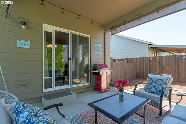 1281 Alderdale Dr, Junction City, OR 97448 - view of patio featuring a grill