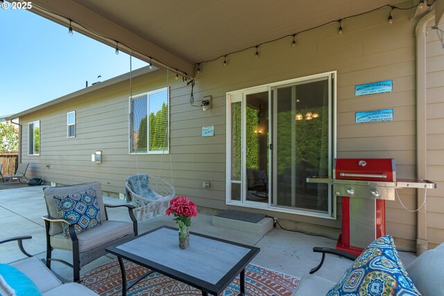 1281 Alderdale Dr, Junction City, OR 97448 - view of patio featuring grilling area