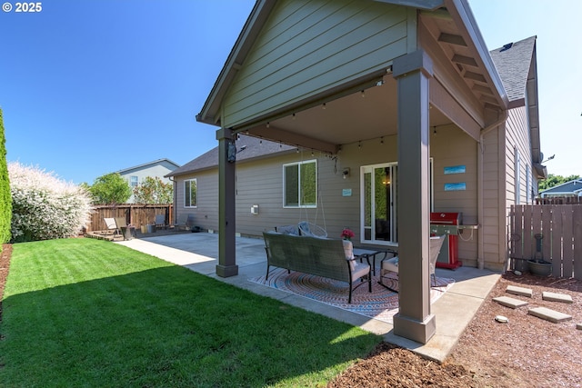 1281 Alderdale Dr, Junction City, OR 97448 - back of property with a patio