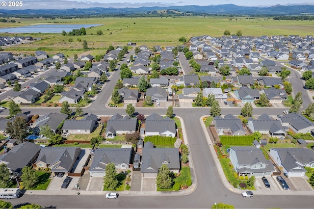 1281 Alderdale Dr, Junction City, OR 97448 - aerial overview of property's location featuring a large body of water and nearby suburban area