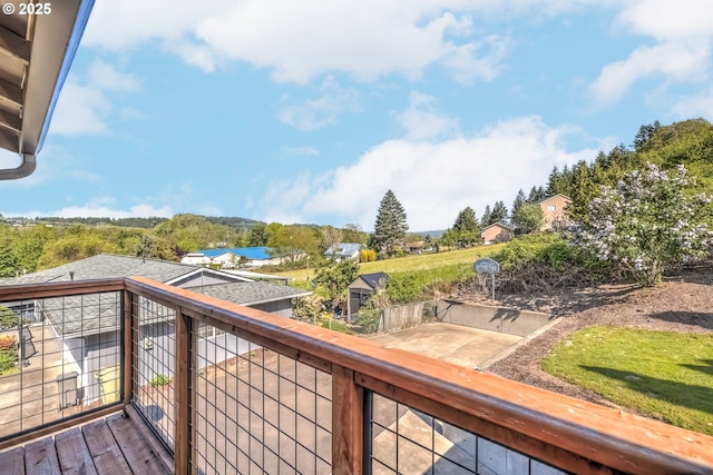 view of deck