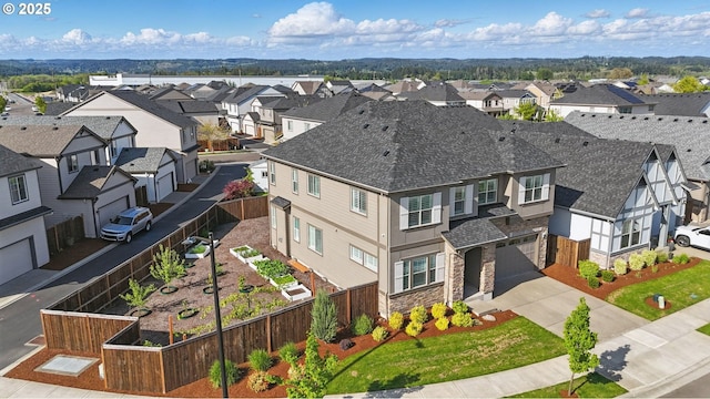 29169 NW King St, North Plains, OR 97133 - birds eye view of property with a residential view