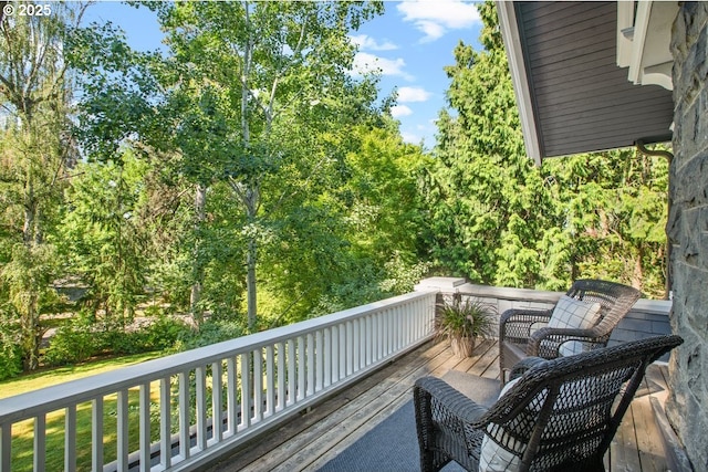 1314 SE 55th Ave, Portland, OR 97215 - view of wooden deck